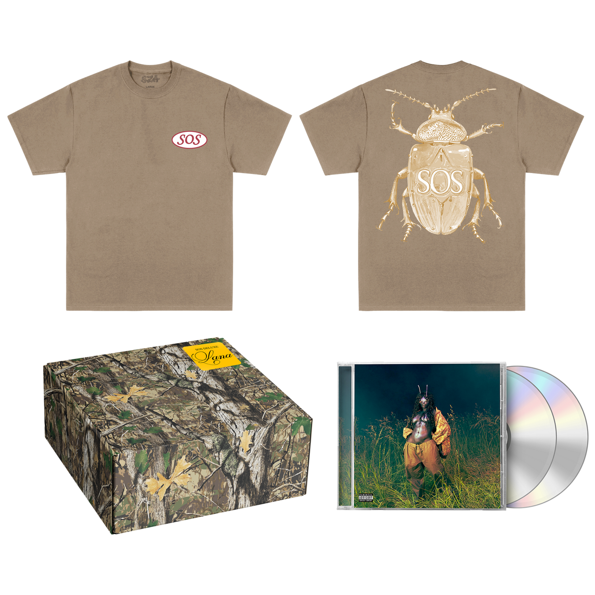 SOS Deluxe Brown Beetle Tee Box Set