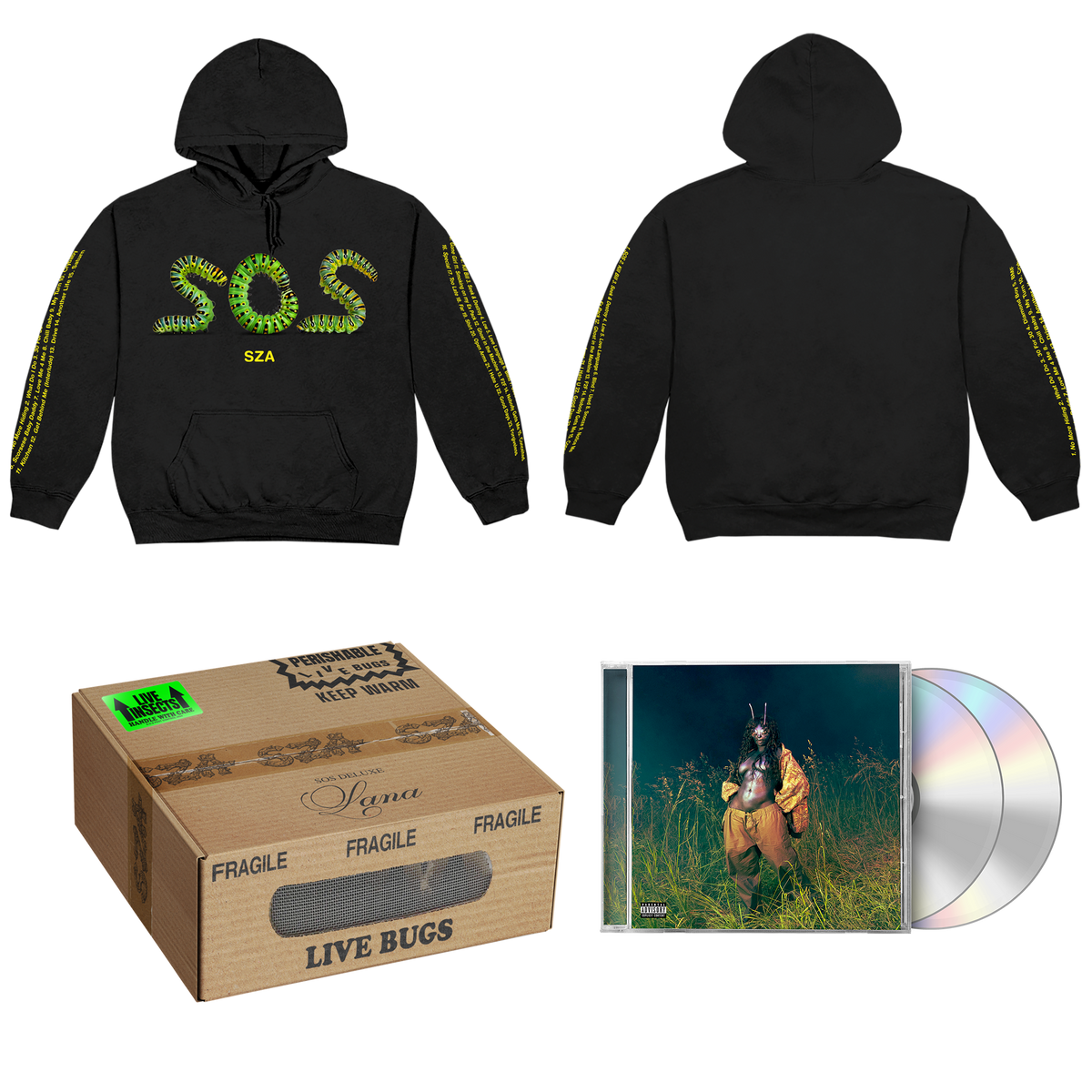 SOS Deluxe Caterpillar Hoodie Box Set