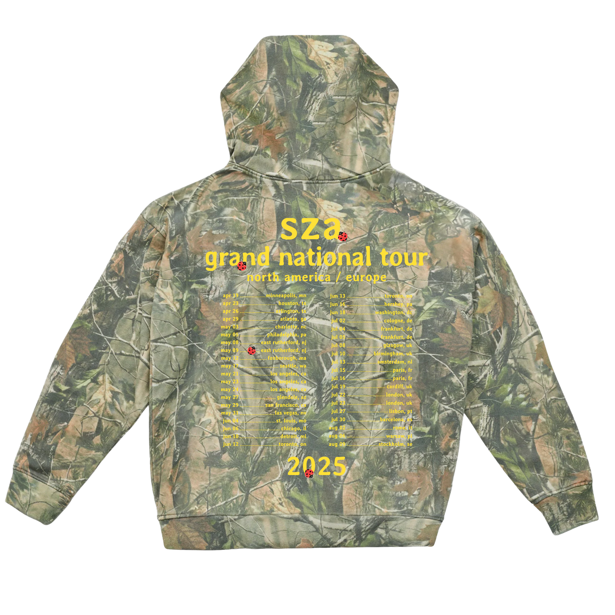 I Heart SZA Camo Hoodie